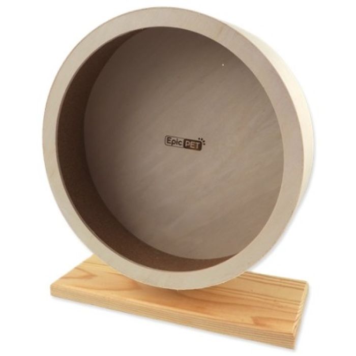 Ruota in legno per roditori S 15cm