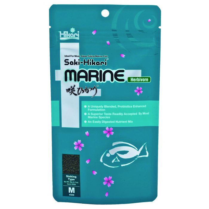 Hikari - Marine Herbivore - 90 gr -  Mangime per pesci marini erbivori