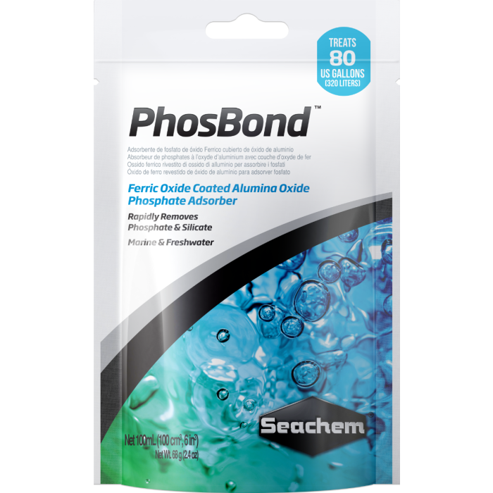 Seachem - PhosBond 100 ml bagged  - Anti fosfati e anti silicati per dolce e marino