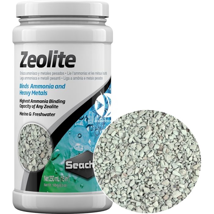 Seachem - Zeolite 250 ml - Anti ammoniaca e metalli pesanti per dolce e marino