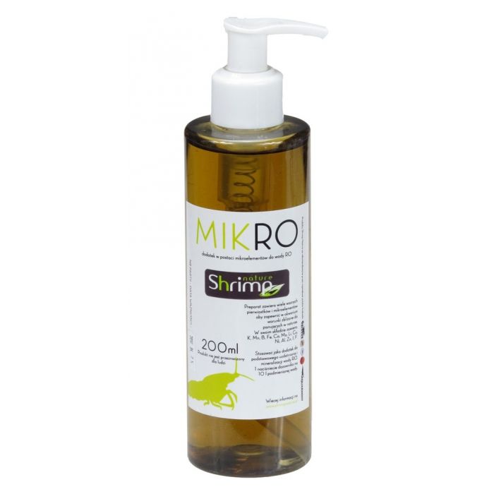 Shrimp Nature Micro 200ml - Integratore di minerali per vasche con gamberetti