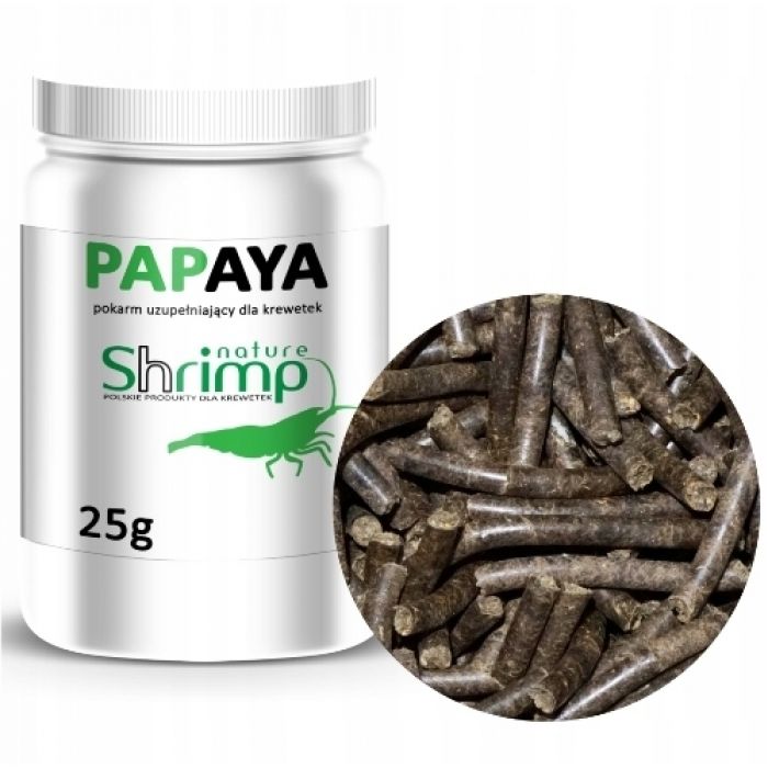 Shrimp Nature Papaya 25g - Mangime energizzante per gamberetti con Papaya