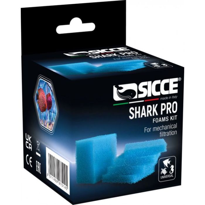 Sicce -  Shark Pro Foams Kit Spugne di ricambio