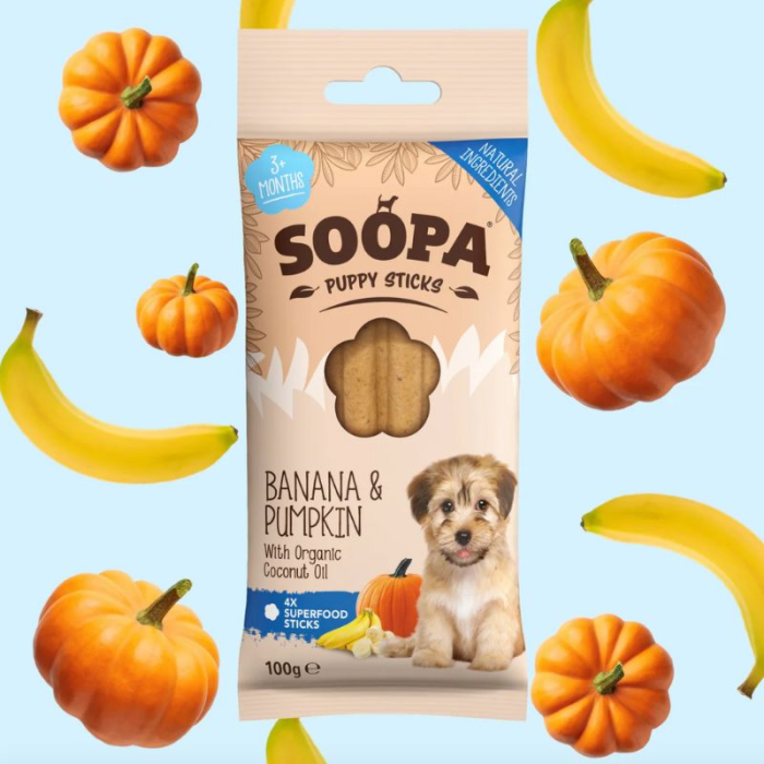 Soopa - Cuccioli Banana e Zucca Dental Sticks