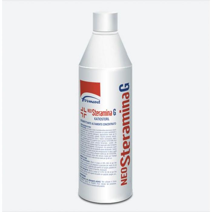 Neo Steramina G - Disinfettante Professionale concentrato con azione rapida e prolungata 1 Litro