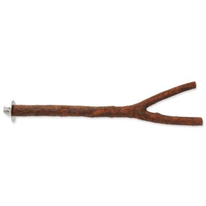 Trespolo per uccelli con corteccia
