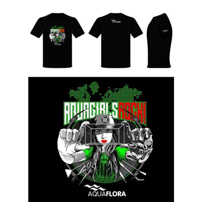 Aquaflora Aquagirls Rasio Design T-Shirt - Donna