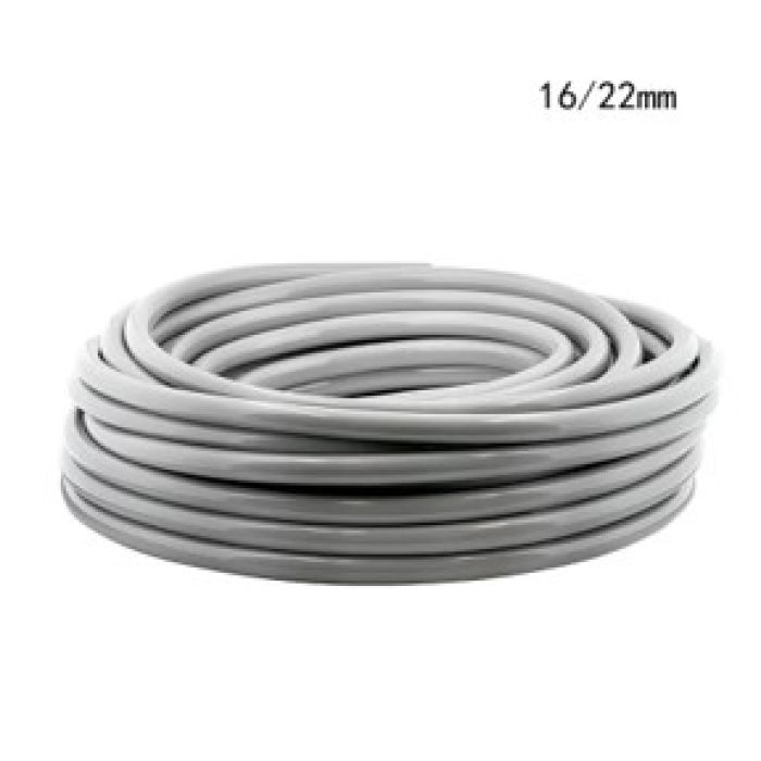 Tubo per Filtro Acquario 16/22 mm 1 Metro - Flessibile, Alta Pressione e Resistente CO2 (Grigio)