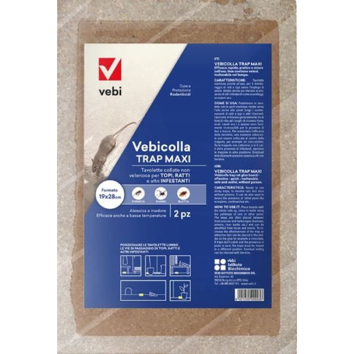 Vebicolla Trap Max Maxi (19x28cm) - Trappole Adesive