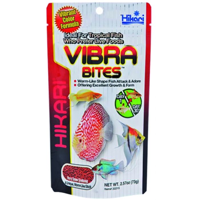 Hikari - Vibra Bites - 35 gr - Mangime per esaltare il colore dei pesci tropicali
