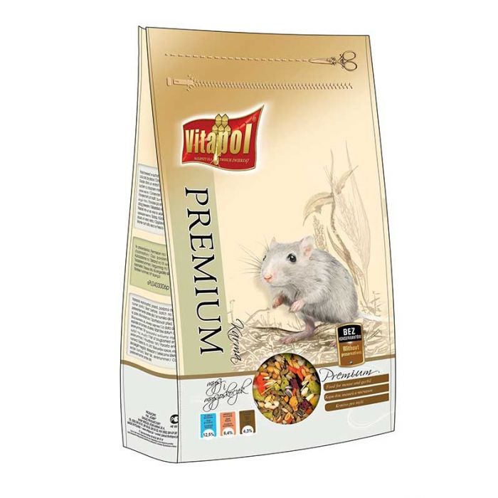 Vitapol Mangime Premium per Gerbilli e topi 800gr.