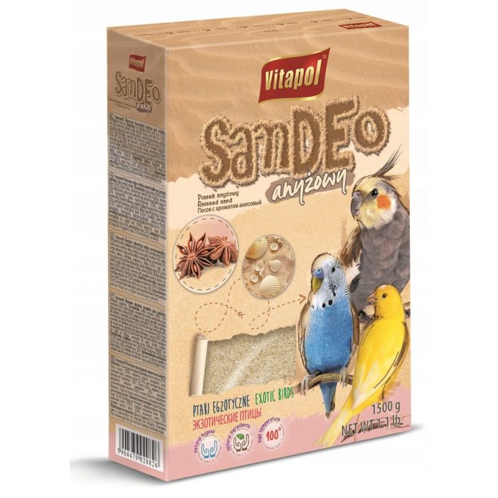Vitapol Sabbia per Uccelli Limone 1,5Kg