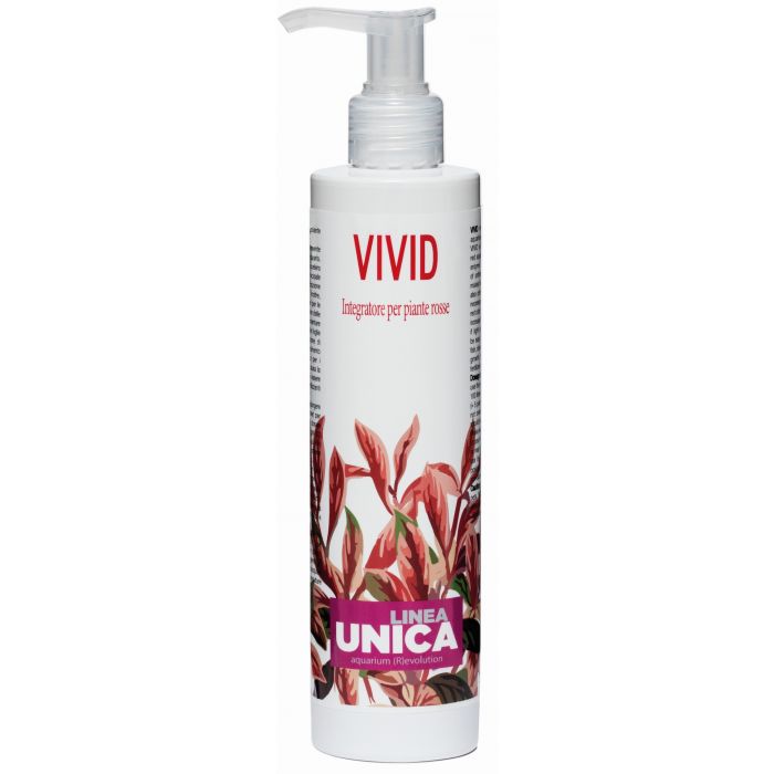 Unica Aquascaping Vivid Fertilizzante liquido per Piante rosse 125ml