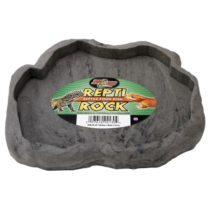 Zoomed Repti Rock food dish