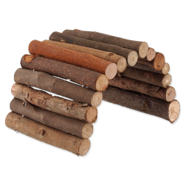 Ponte In Legno E Ferro Modellabile 32 Cm Per Presepi Artigianali – Con Omaggio Portachiavi Amuleto