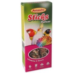 Avicentra Sticks con vitamine e miele per Papagallini