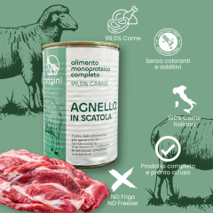 Casalinga Cotta per CANI (No Frigo) - Agnello 400gr