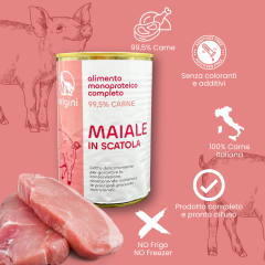 Casalinga Cotta per CANI (No Frigo) - Maiale 400gr