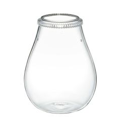 Chihiros - Vaso di vetro "Glass Pot Dew Shaped"