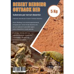 Dr.Raptor Desert Bedding Outback Red - Substrato per terrari desertici