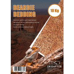 Dr.Raptor Beardie Bedding 10kg - Substrato per draghi barbuti