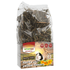 Erbe con fiori gialli essiccati grain-free 100gr