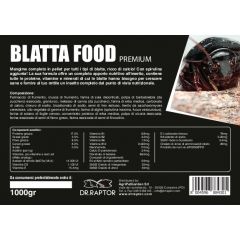 Dr.Raptor Premium Blatta Food - Mangime per Blatte 1000gr