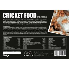 Dr.Raptor Cricket Food - Mangime per Grilli 900gr