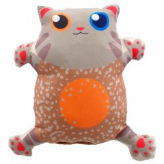 Gioco Peluche per gatti con erba gatta 14cm Grigio