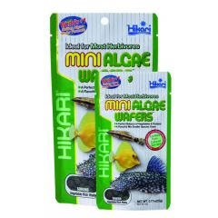 Hikari Mini Algae Wafers 80gr - Mangime per pesci pulitori vegetariani piccoli - medi