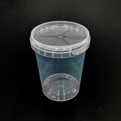 Box d'allevamento con coperchio microforato 520ml