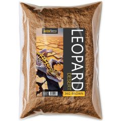 Leopard Desert Brown - Substrato in Argilla Marrone per Terrari Desertici 3 kg