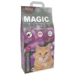 Lettiera per gatti Magic Litter - Bentonite Original Flowers 10kg