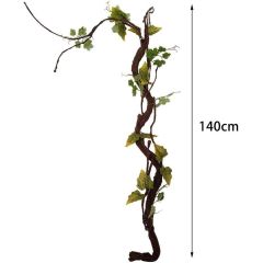 Ramo artificiale modellabile con foglie 140cm