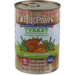 Little Big Paw Umido Cane - Tacchino 390gr