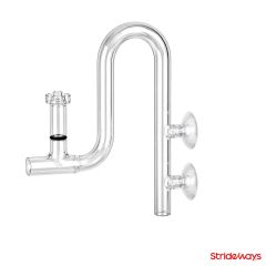 Outflow in Vetro con Skimmer - Tubo di mandata per Filtro Esterno - Strideways