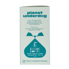Planet Underdog Save the Planet - Sacchetti Compostabili per cani BLU