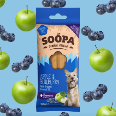Soopa - Mela e Mirtilli Dental Sticks