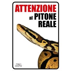 Targhetta "attenzione Al Pitone"