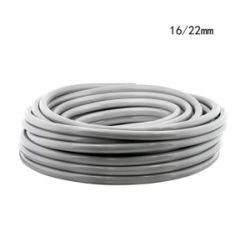 Tubo per Filtro Acquario 16/22 mm 1 Metro - Flessibile, Alta Pressione e Resistente CO2 (Grigio)