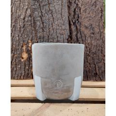 Vaso Cemento Jade 14x14cm