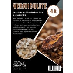 Dr.Raptor Vermiculite 4Lt - Vermiculite per uova di rettili
