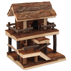 Villa a due piani per roditori 17x15x20 cm