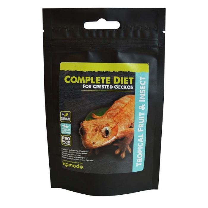 Komodo Crested Gecko Complet Diet - Tropical Fruit + Insetti 60gr
