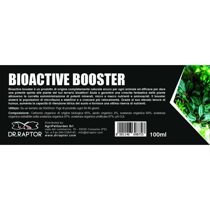 Dr.Raptor BioActive Booster - Booster speciale per Piante da terrario