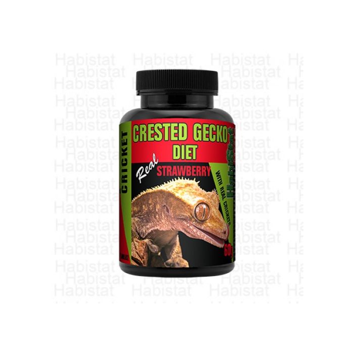 Habistat Crested Gecko Diet Strawberry & Cricket 60gr.