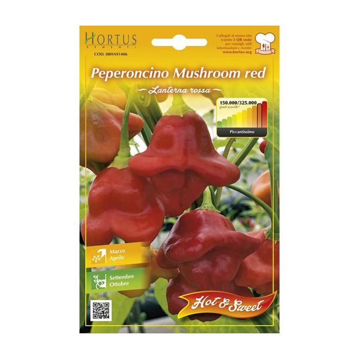 Semi Peperoncino Mushroom Red