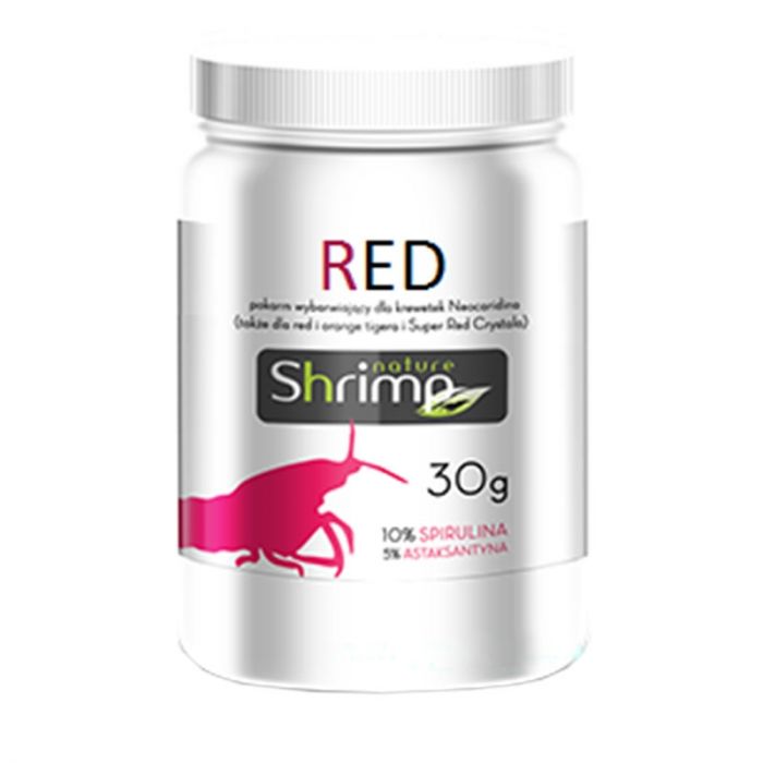 Shrimp Nature Rosso 30gr - Mangime per intensificare la colorazione rossa dei gamberetti