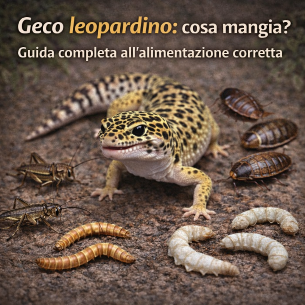 Geco leopardino: cosa mangia? Guida completa all’alimentazione corretta