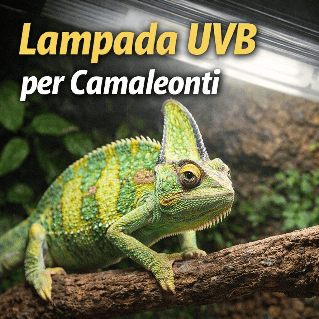 Lampada UVB per Camaleonti: quale scegliere e come posizionarla correttamente